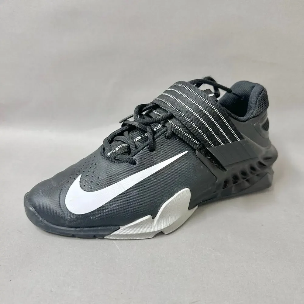 Nike Savaleos Weightlifting Training Workout Shoes Black   White Mens 7 Euro‎ 40